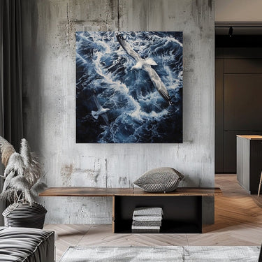 Peinture Oiseaux Marins